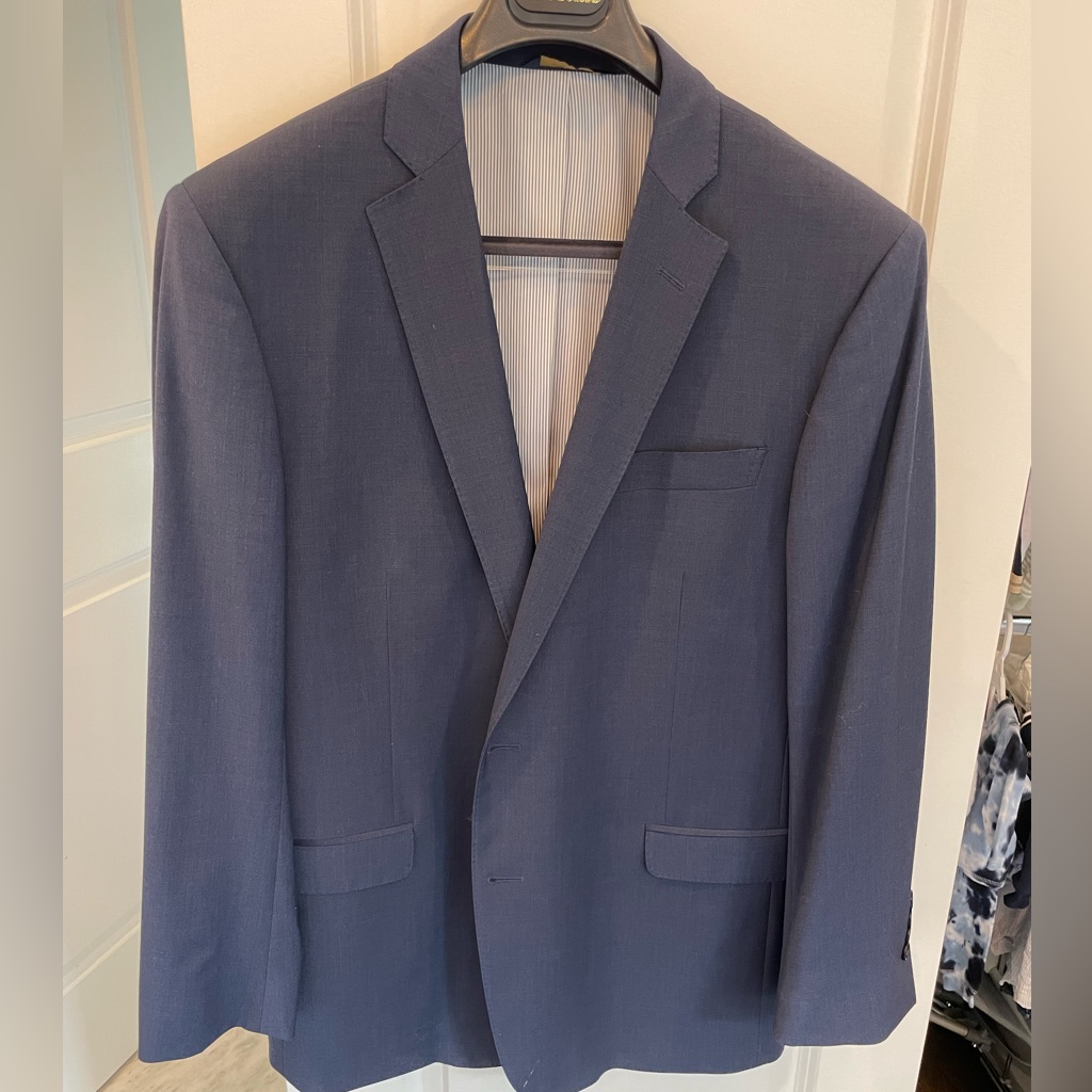 Brooks Brothers Explorer Suit Jacket - Regent Fit, Navy (Size 43r)